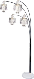 Maisel Floor Lamp with 4 Staggered Shades Black - My Sweet Home Furniture (Queens, NY)