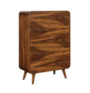 Robyn 5-drawer Chest Dark Walnut - My Sweet Home Furniture (Queens, NY)