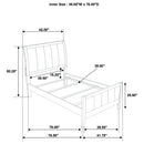 Wilkes Eastern King, Cal.King, Full, Twin, & Queen Bed