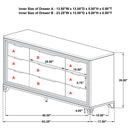 Marmore 4 & 5 Pc E.king, Cal.king, & Queen Bedroom Set
