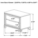 Marmore 4 Pc Bedroom Set - My Sweet Home Furniture (Queens, NY)