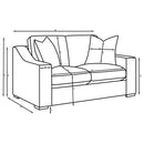 Ashlyn Stationary 3 Pc Sets - My Sweet Home Furniture (Queens, NY)