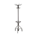 Kiefer Coat Rack with 12 Hooks Black - My Sweet Home Furniture (Queens, NY)