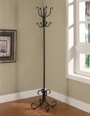 Kiefer Coat Rack with 12 Hooks Black - My Sweet Home Furniture (Queens, NY)