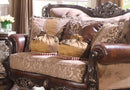 Phoenix Transitional Style Loveseat in Cherry finish Wood - My Sweet Home Furniture (Queens, NY)