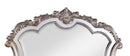 Melrose Transitional Style Mirror in Silver finish Wood - My Sweet Home Furniture (Queens, NY)