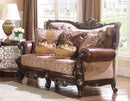 Phoenix Transitional Style Loveseat in Cherry finish Wood - My Sweet Home Furniture (Queens, NY)