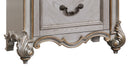 Melrose Transitional Style Nightstand in Silver finish Wood - My Sweet Home Furniture (Queens, NY)