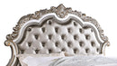 Melrose Transitional Style Queen Bed in Silver finish Wood - My Sweet Home Furniture (Queens, NY)