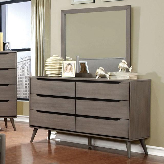 mid century grey dresser Gabriella Chest Of Drawers