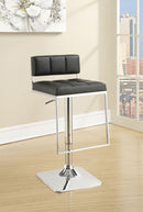 Alameda Adjustable Bar Stool Chrome and Black - My Sweet Home Furniture (Queens, NY)