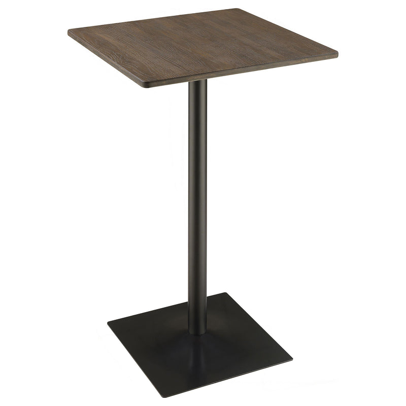 Cavalier 3-piece Square Bar Table Set Dark Elm and Black - My Sweet Home Furniture (Queens, NY)