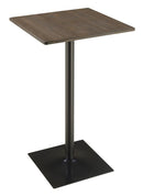 Cavalier Square Bar Table Dark Elm and Matte Black - My Sweet Home Furniture (Queens, NY)