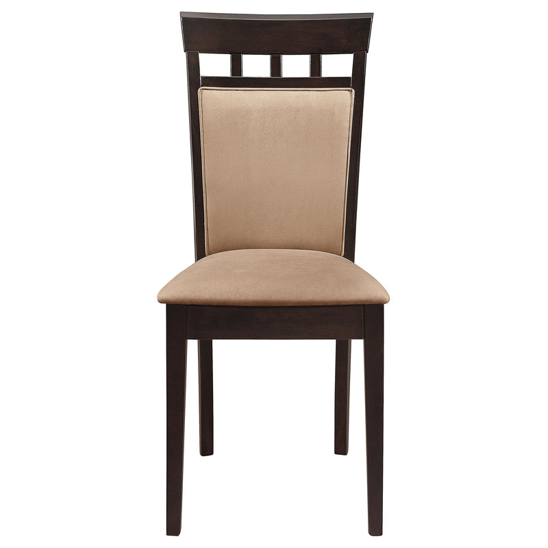 Gabriel 5-piece Extension Leaf Dining Table Set Cappuccino - My Sweet Home Furniture (Queens, NY)