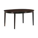 Gabriel Oval Dining Table Cappuccino - My Sweet Home Furniture (Queens, NY)