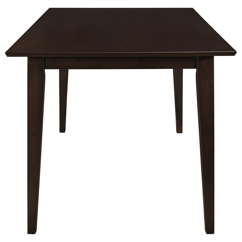 Gabriel 5-piece Rectangular 59-inch Closed Back Dining Set Cappuccino - My Sweet Home Furniture (Queens, NY)