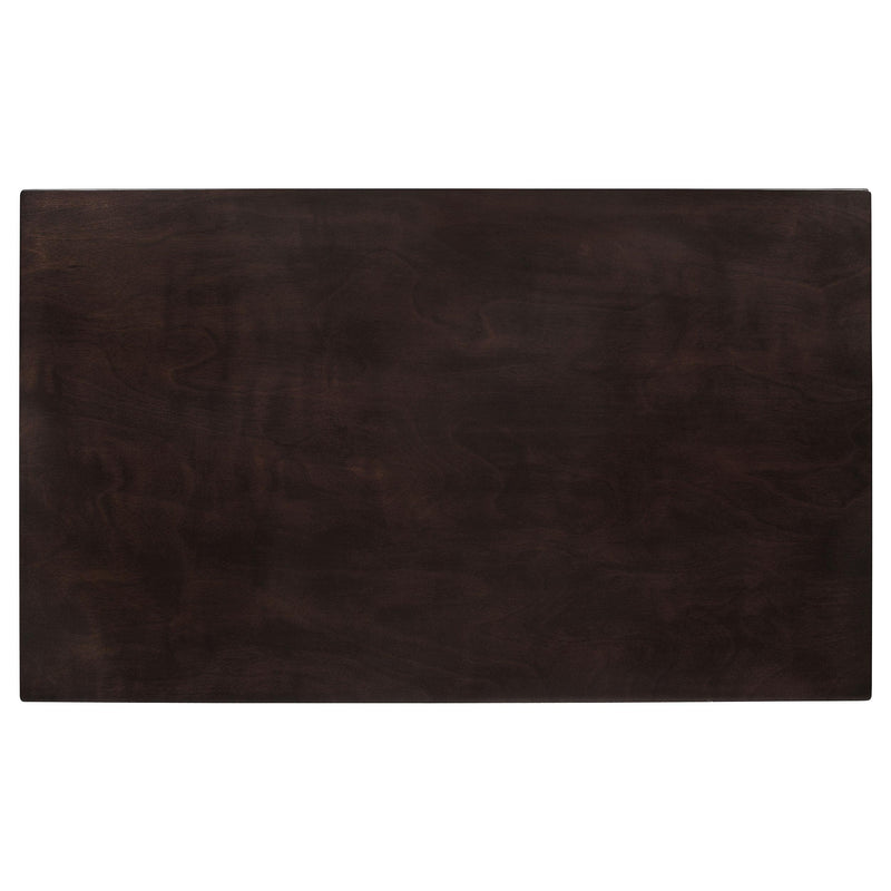 Gabriel 5-piece Rectangular 59-inch Closed Back Dining Set Cappuccino - My Sweet Home Furniture (Queens, NY)