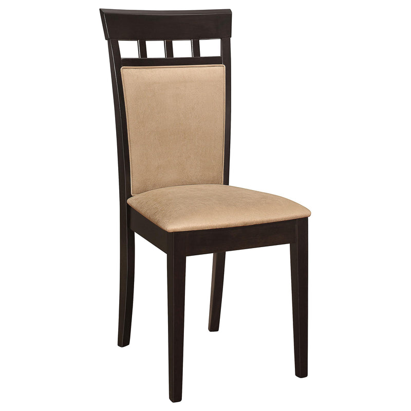 Gabriel 5-piece Rectangular 59-inch Closed Back Dining Set Cappuccino - My Sweet Home Furniture (Queens, NY)