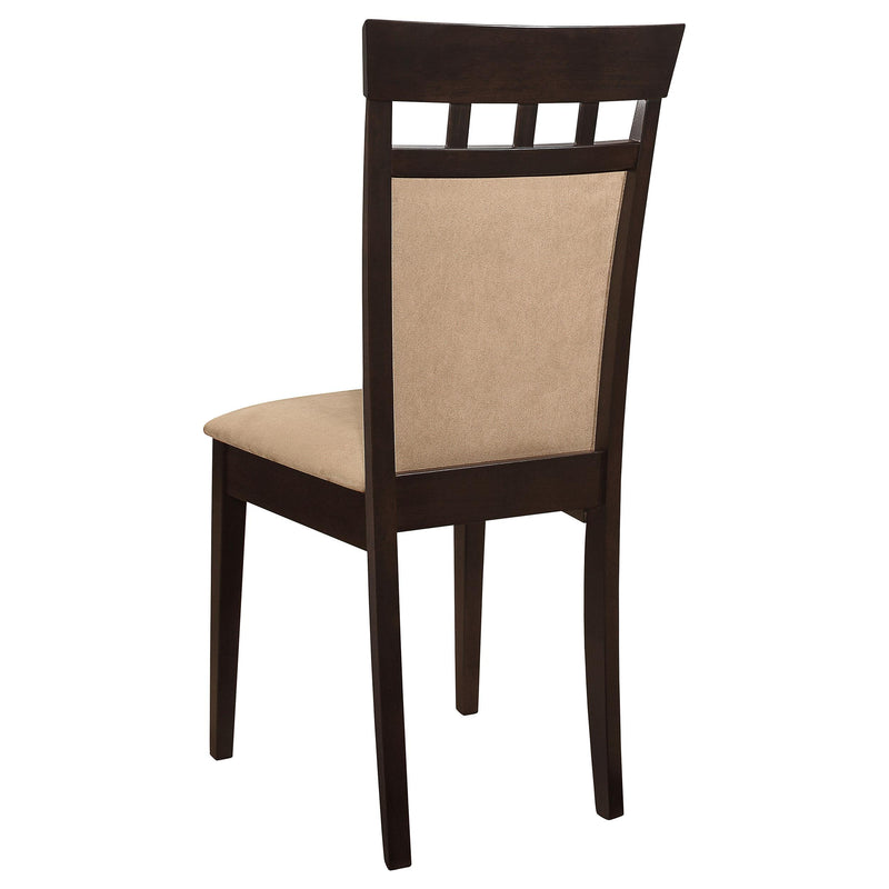 Gabriel 5-piece Rectangular 59-inch Closed Back Dining Set Cappuccino - My Sweet Home Furniture (Queens, NY)