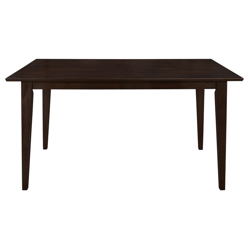 Gabriel 5-piece Rectangular 59-inch Dining Set Cappuccino - My Sweet Home Furniture (Queens, NY)