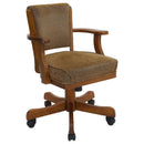 Mitchell Upholstered Game Chair Olive-brown and Amber - My Sweet Home Furniture (Queens, NY)