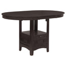 Lavon Oval Counter Height Table Espresso - My Sweet Home Furniture (Queens, NY)