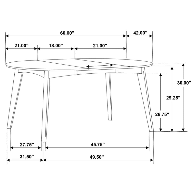 Jedda 5 Pc Dining Sets - My Sweet Home Furniture (Queens, NY)