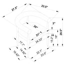 Dunmore Arm Chair - My Sweet Home Furniture (Queens, NY)