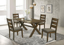 Alston Dining Room Set Knotty Nutmeg and Grey - My Sweet Home Furniture (Queens, NY)