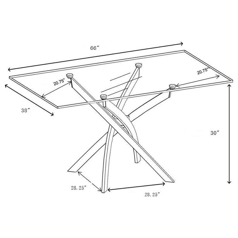 Carmelo 5 Pc Dining Sets - My Sweet Home Furniture (Queens, NY)