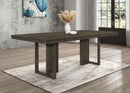 Kelly Rectangular Dining Table Dark Grey - My Sweet Home Furniture (Queens, NY)