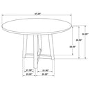 Dinah Dining Table - My Sweet Home Furniture (Queens, NY)