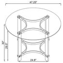 Keeling 5 Pc Dining Set - My Sweet Home Furniture (Queens, NY)