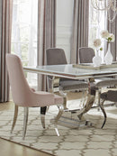 Antoine Upholstered Demi Arm Dining Side Chairs (Set of 2) - My Sweet Home Furniture (Queens, NY)