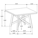 Canfield Counter Height Dining Table - My Sweet Home Furniture (Queens, NY)