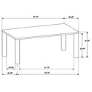 Castlewood 5 Pc Dining Set - My Sweet Home Furniture (Queens, NY)