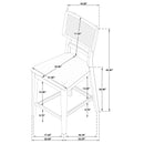 Kailani 8 Pc Counter Height Dining Set - My Sweet Home Furniture (Queens, NY)
