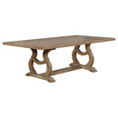 Brockway Trestle Dining Table Barley Brown - My Sweet Home Furniture (Queens, NY)