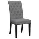 Alana Upholstered Tufted Side Chairs with Nailhead Trim (Set of 2) - My Sweet Home Furniture (Queens, NY)