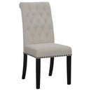 Alana Upholstered Tufted Side Chairs with Nailhead Trim (Set of 2) - My Sweet Home Furniture (Queens, NY)