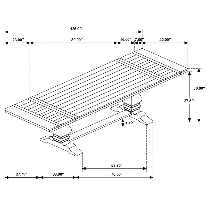 Florence Dining Tables - My Sweet Home Furniture (Queens, NY)