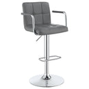Palomar Adjustable Height Bar Stool Grey and Chrome - My Sweet Home Furniture (Queens, NY)