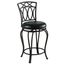 Adamsville Upholstered Swivel Counter Height Stool Black - My Sweet Home Furniture (Queens, NY)