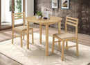 Bucknell 3-piece Dining Set with Drop Leaf Natural and Tan - My Sweet Home Furniture (Queens, NY)