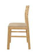 Bucknell 3-piece Dining Set with Drop Leaf Natural and Tan - My Sweet Home Furniture (Queens, NY)