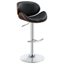 Harris Adjustable Bar Stool Black and Chrome - My Sweet Home Furniture (Queens, NY)
