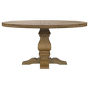 Florence 5-piece Round Dining Table Set Rustic Honey