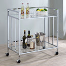 Cara Rectangular Glass Bar Cart - My Sweet Home Furniture (Queens, NY)