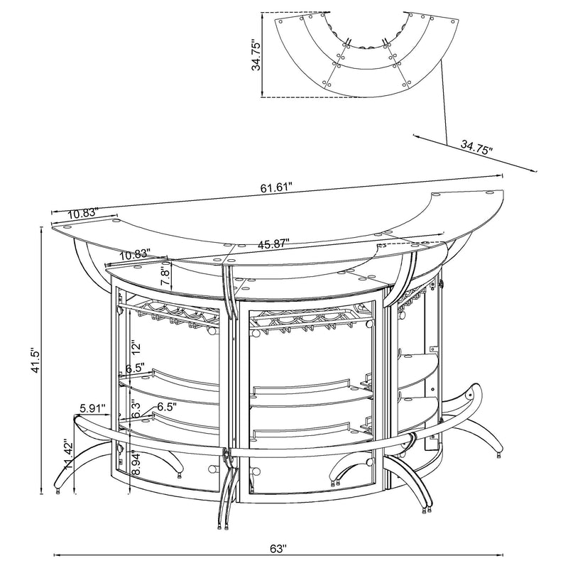 Dallas Home Bars - My Sweet Home Furniture (Queens, NY)