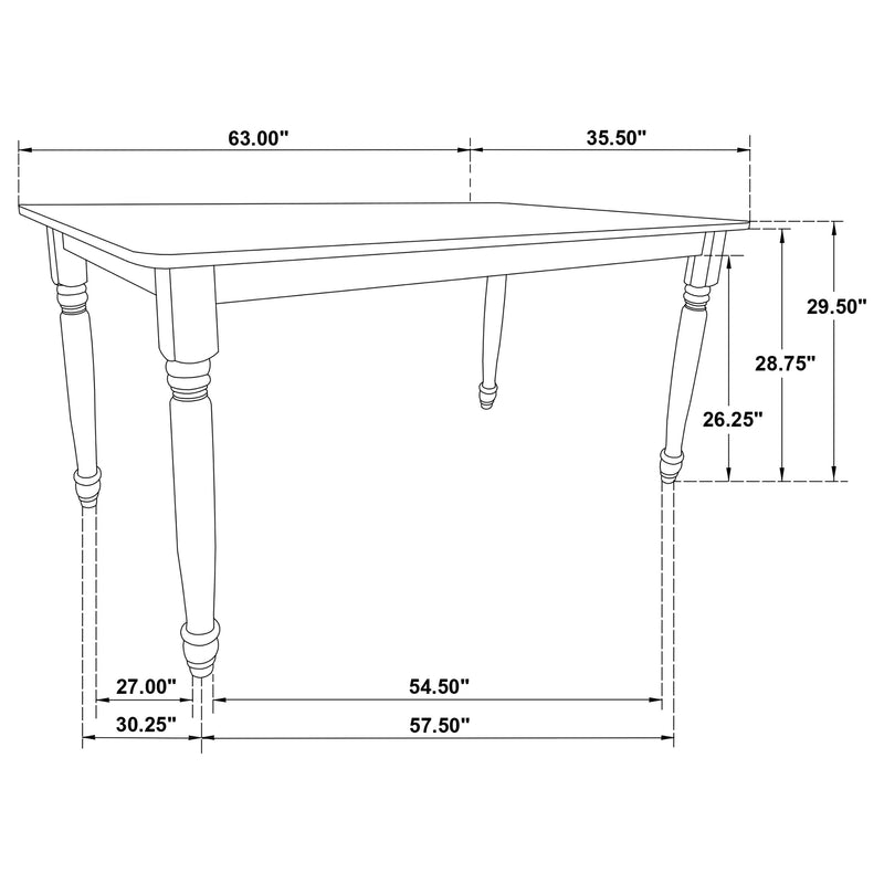 Hollyoak 5 Pc Dining Set